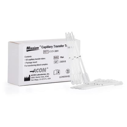 Capilares de Transferencia de 35 uL CAJA 50 UND