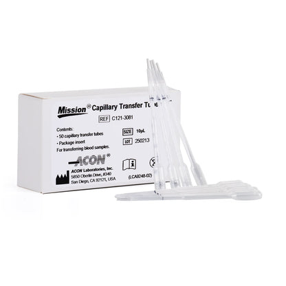 Capilares de Transferencia de 10 uL CAJA 50 UND