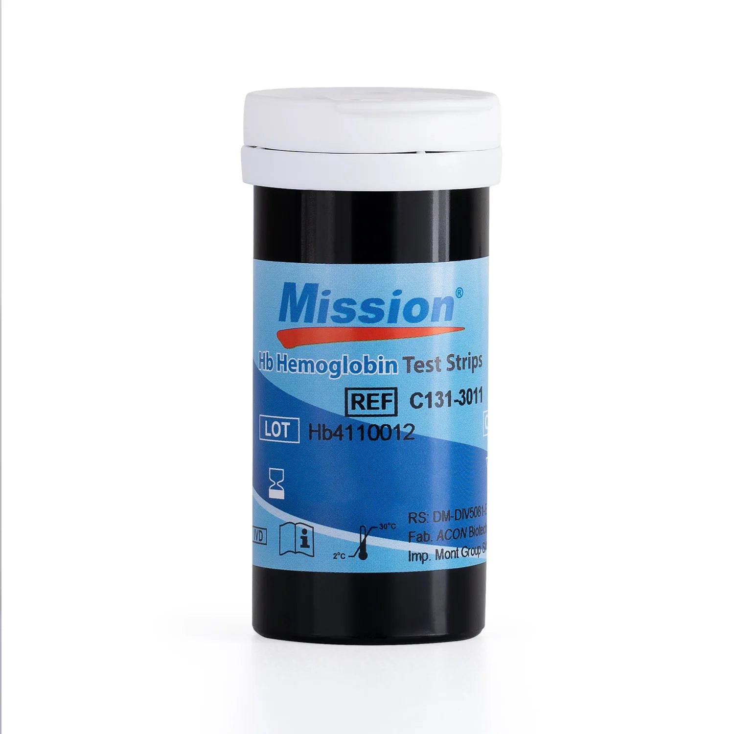 Tiras Reactivas para Hemoglobina MISSION HB CAJA 25 UND