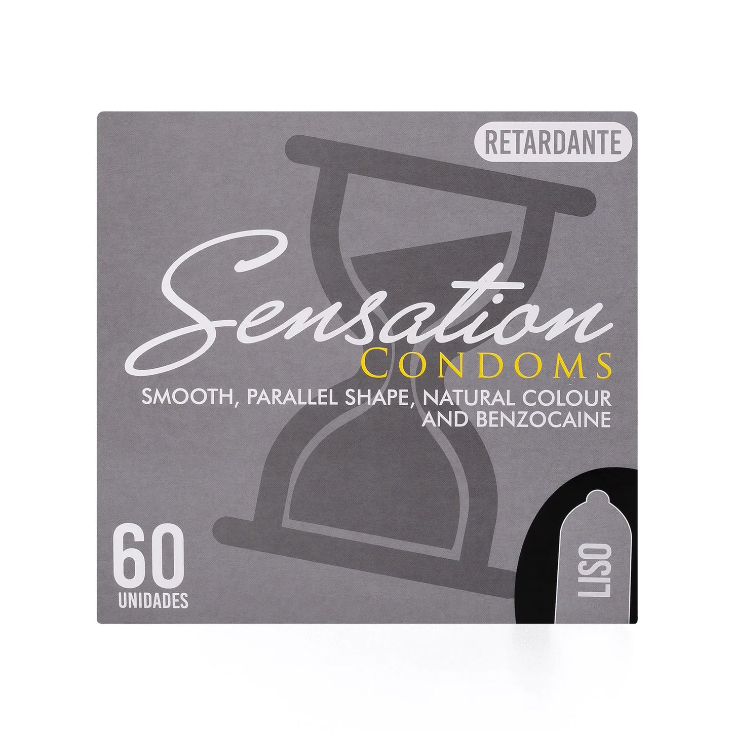 Preservativos SENSATION Retardante Liso CAJA 60 X 3 UND