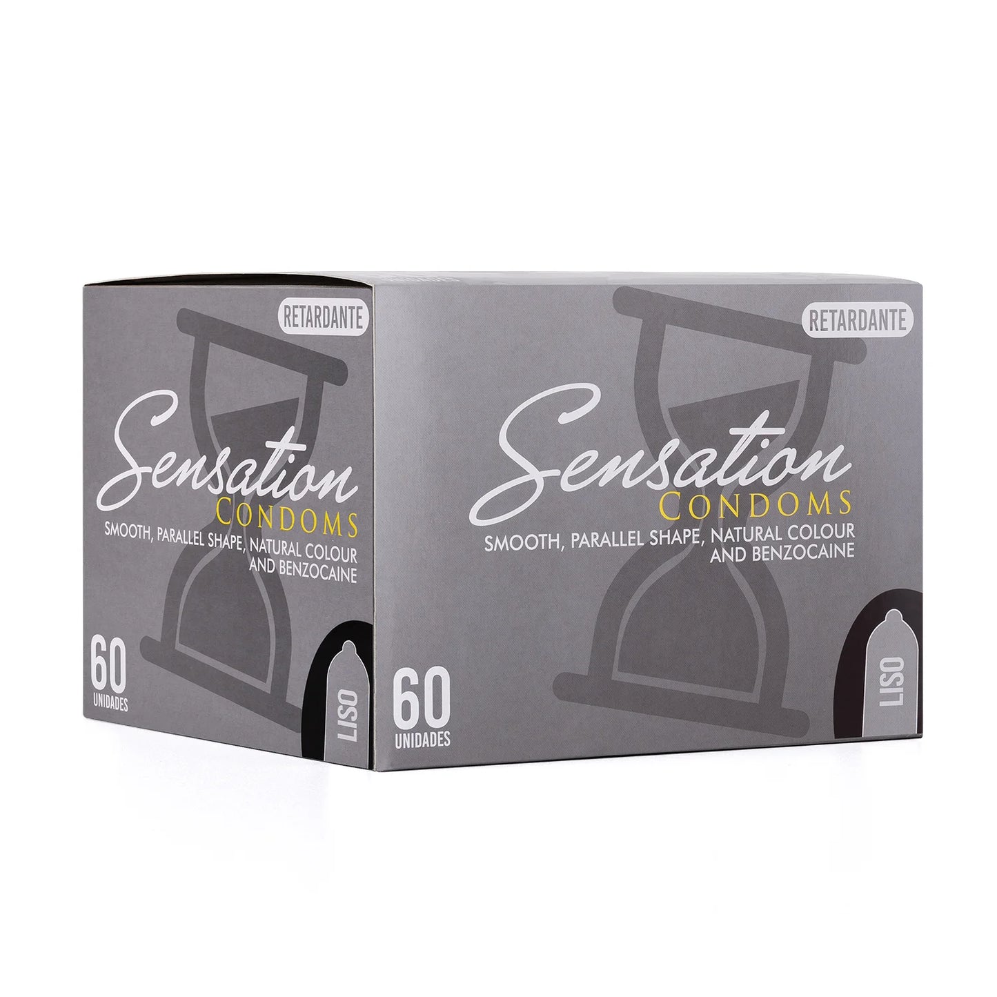 Preservativos SENSATION Retardante Liso CAJA 60 X 3 UND