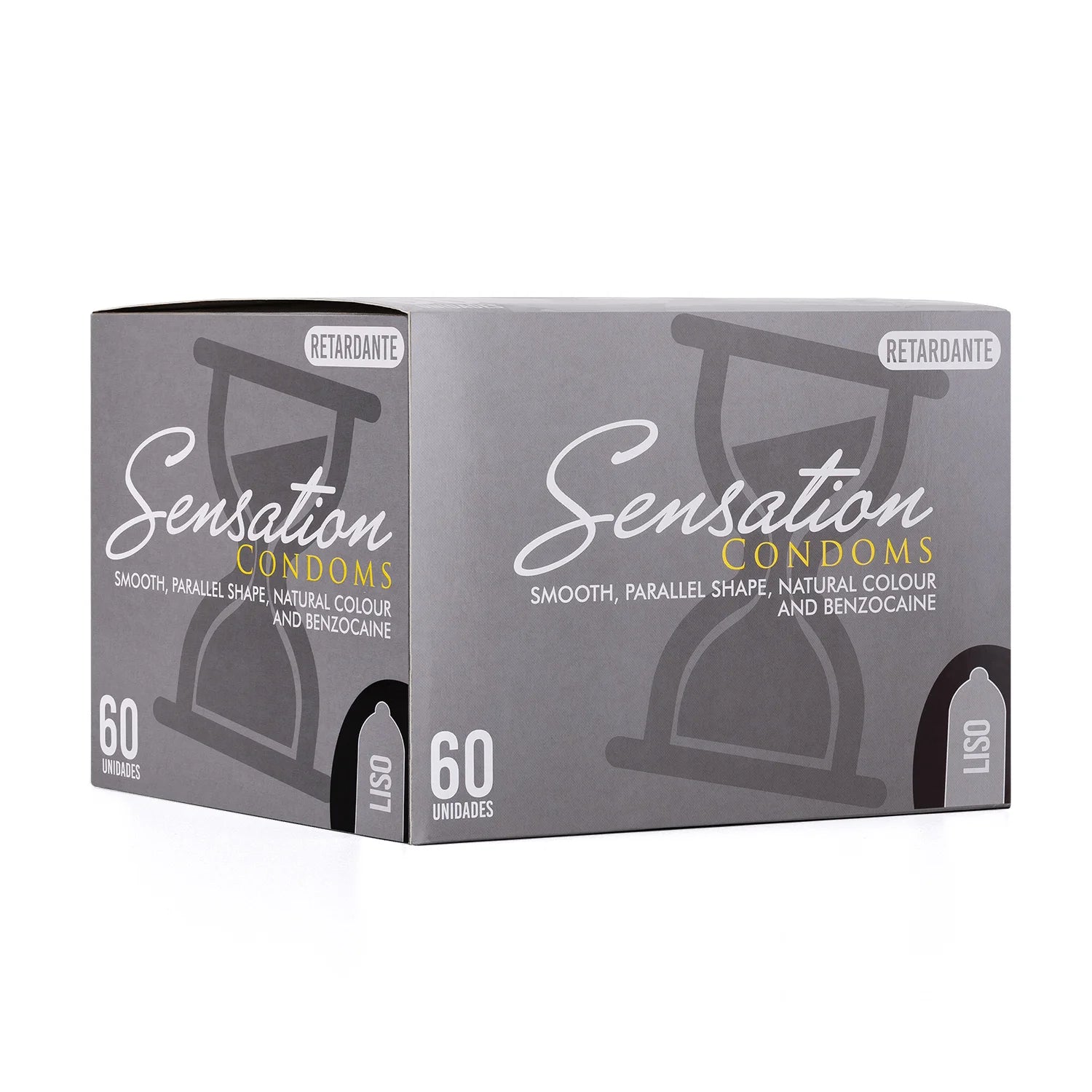 Preservativos SENSATION Retardante Liso CAJA 60 X 3 UND