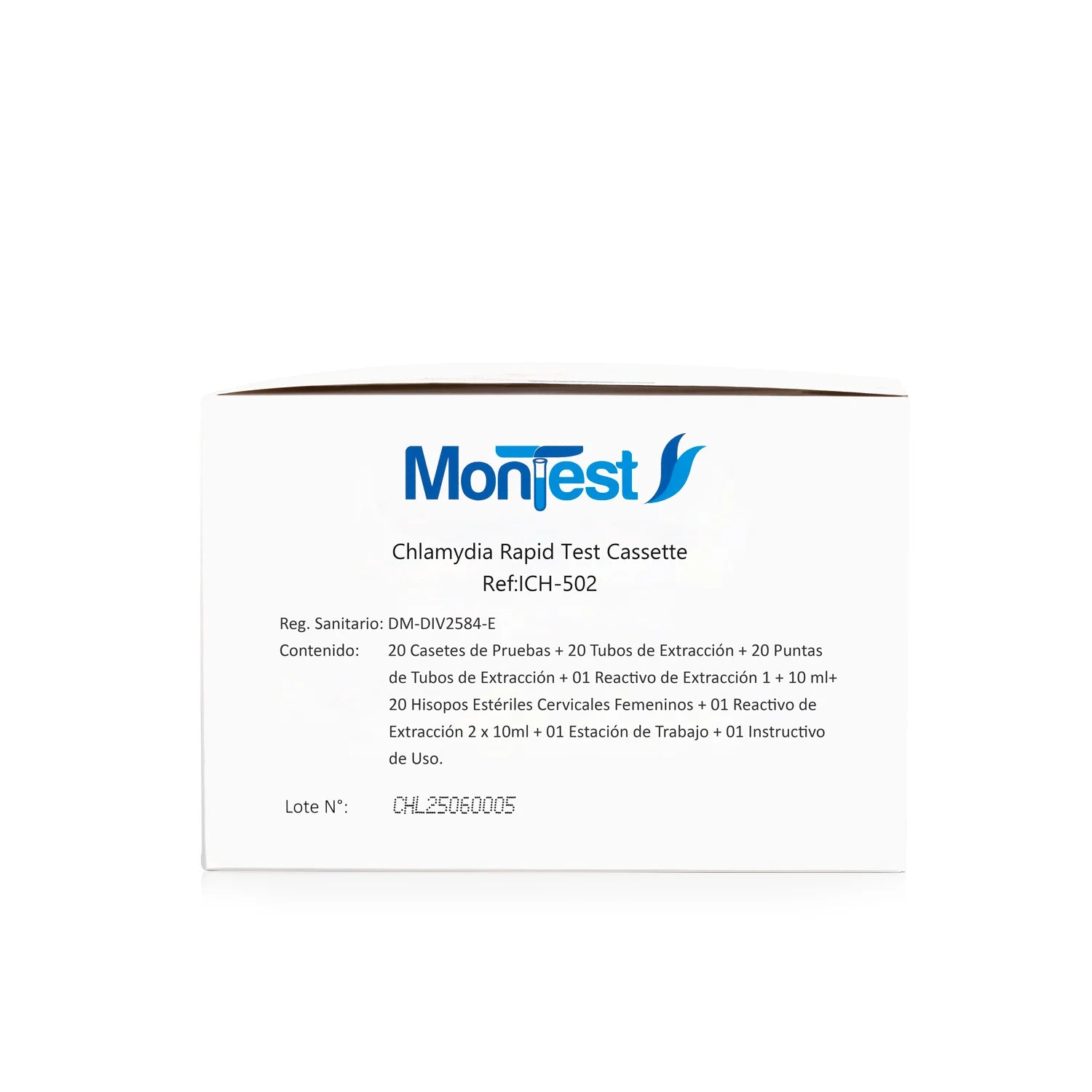 Prueba Rápida de Clamidia en Casete MONTEST CAJA 20 UND