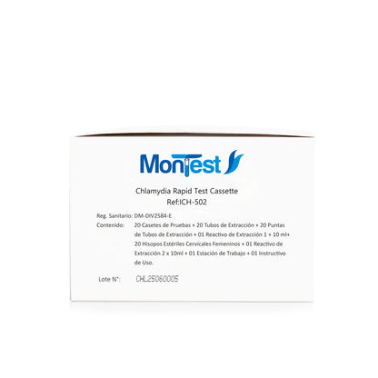 Prueba Rápida de Clamidia en Casete MONTEST CAJA 20 UND