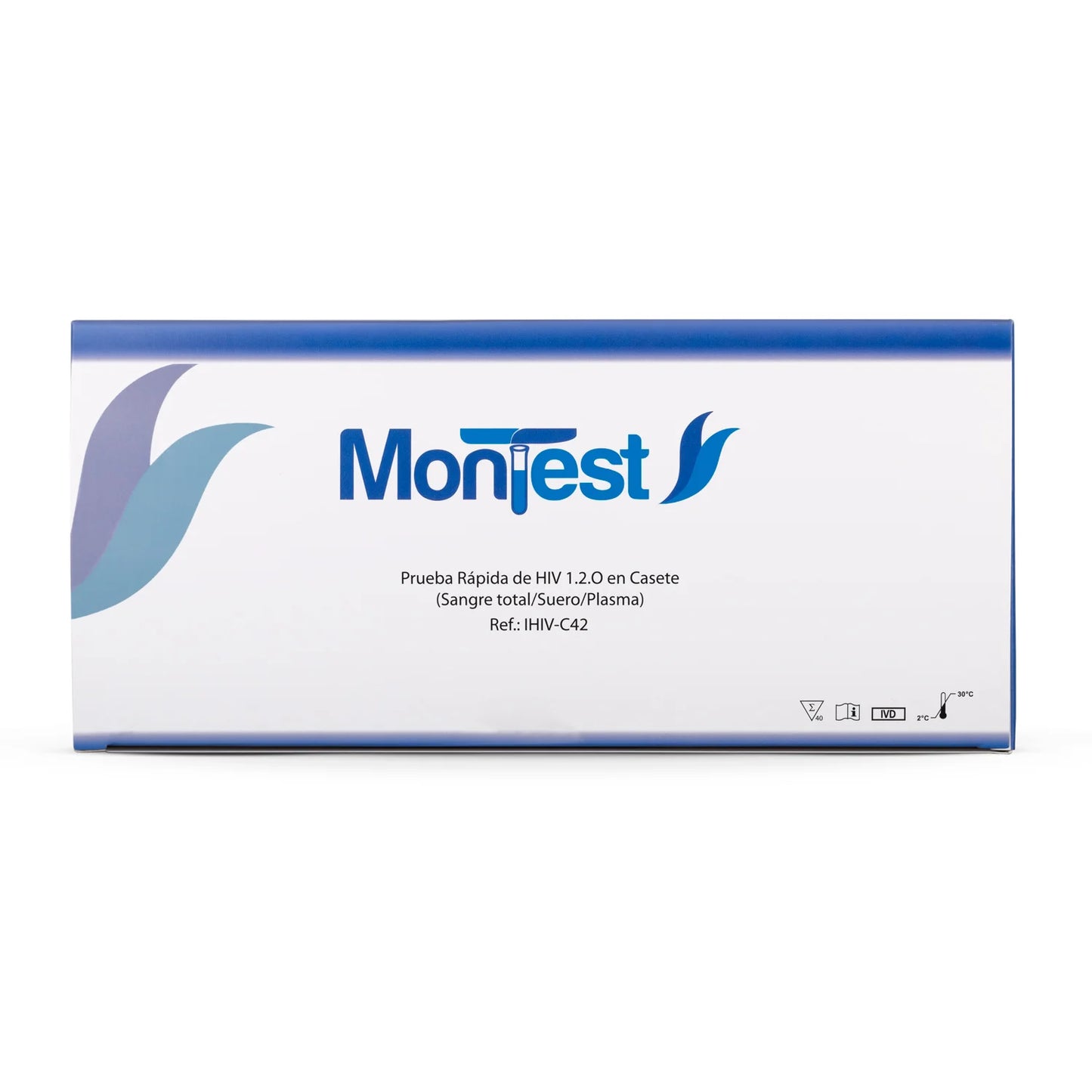 Prueba Rápida de HIV 1.2.O en Casete MONTEST CAJA 40 UND