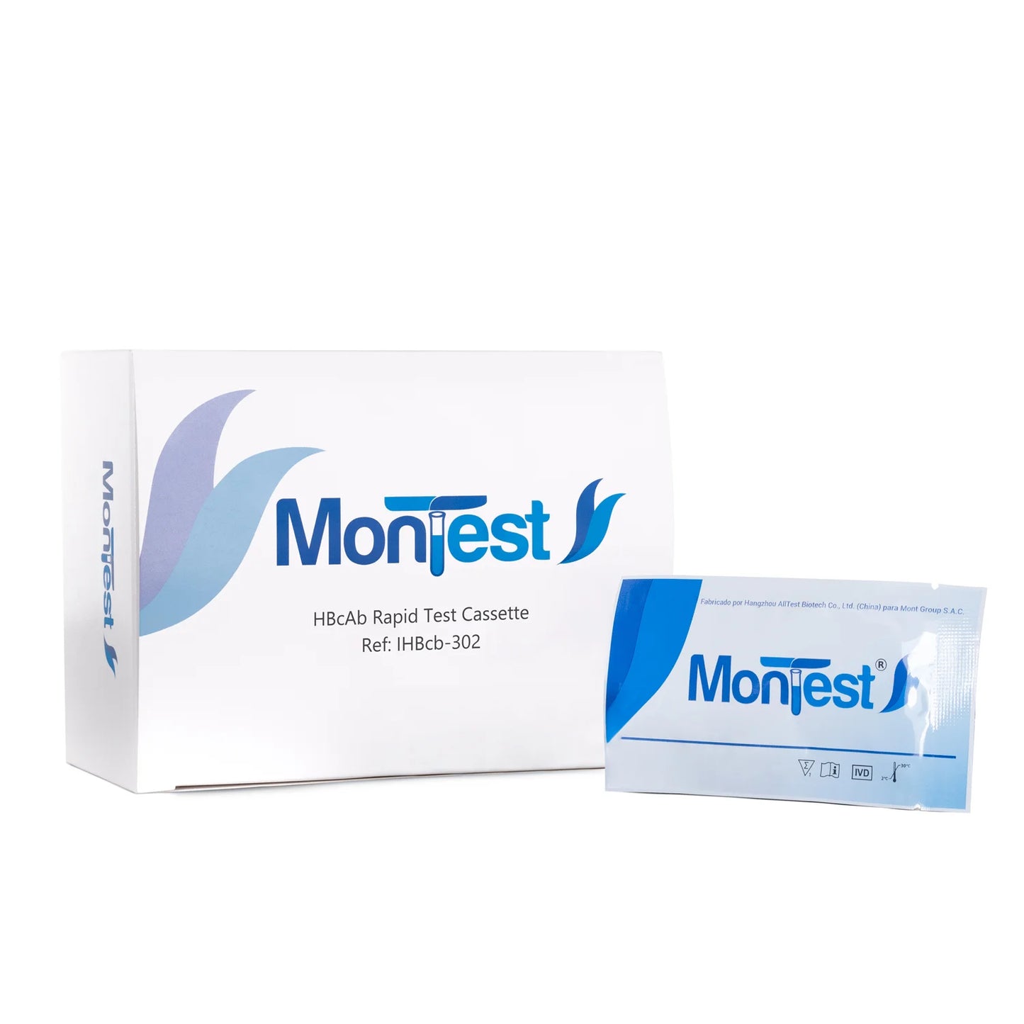 Prueba Rápida Hepatitis B HBcAb Casete MONTEST CAJA 30 UND