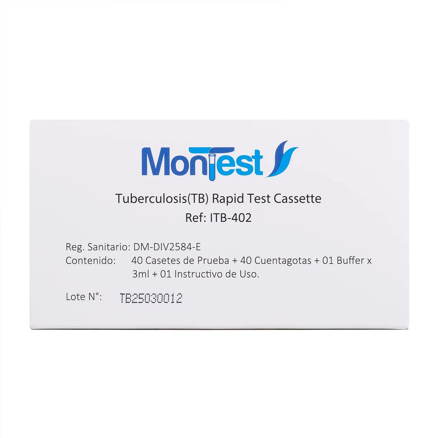 Prueba Rápida Tuberculosis TB Casete MONTEST CAJA 40 UND