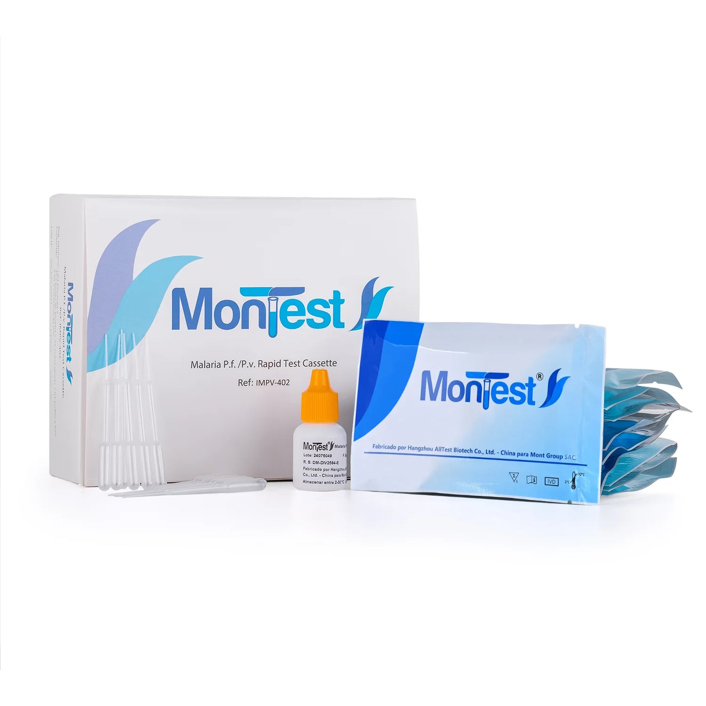 Prueba Rápida Malaria PF PV Casete MONTEST CAJA 25 UND