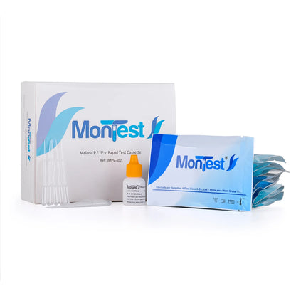 Prueba Rápida Malaria PF PV Casete MONTEST CAJA 25 UND