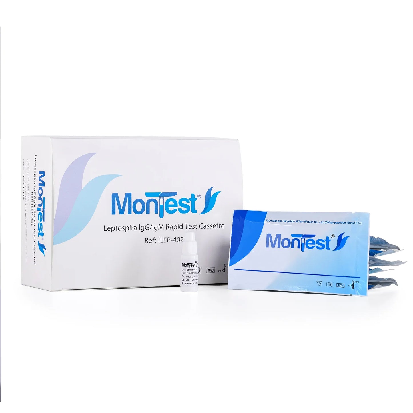 Prueba Rápida Leptospira IGG IGM Casete MONTEST CAJA 25 UND