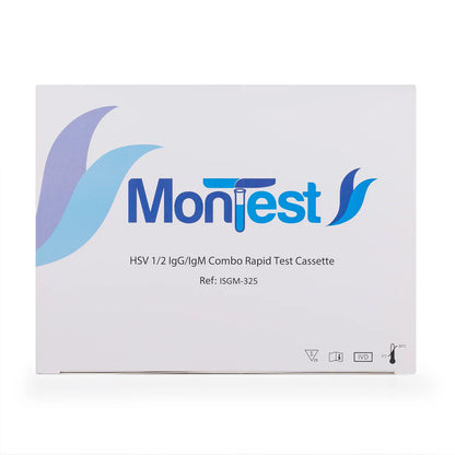 Prueba Rápida Herpes HSV 1.2 Casete MONTEST CAJA 25 UND