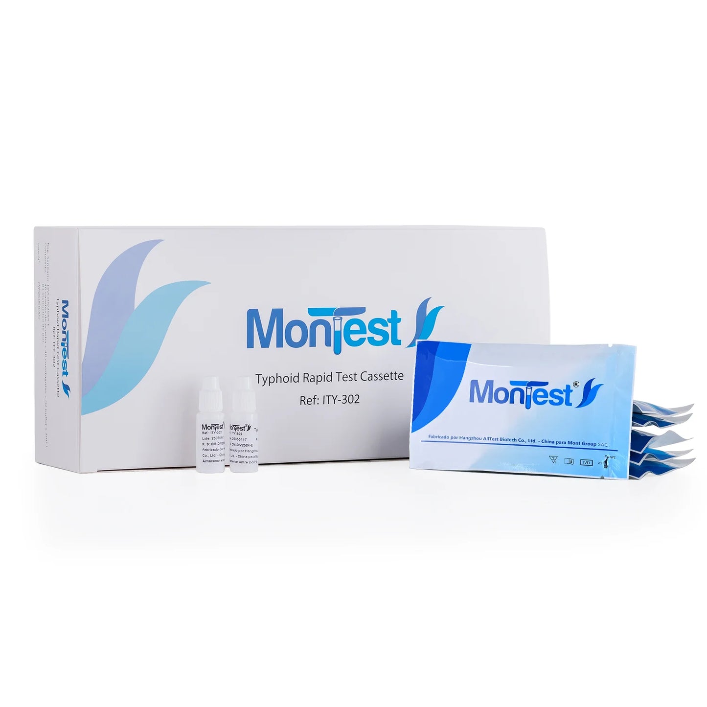 Prueba Rápida de Tifoidea en Casete MONTEST CAJA 40 UND