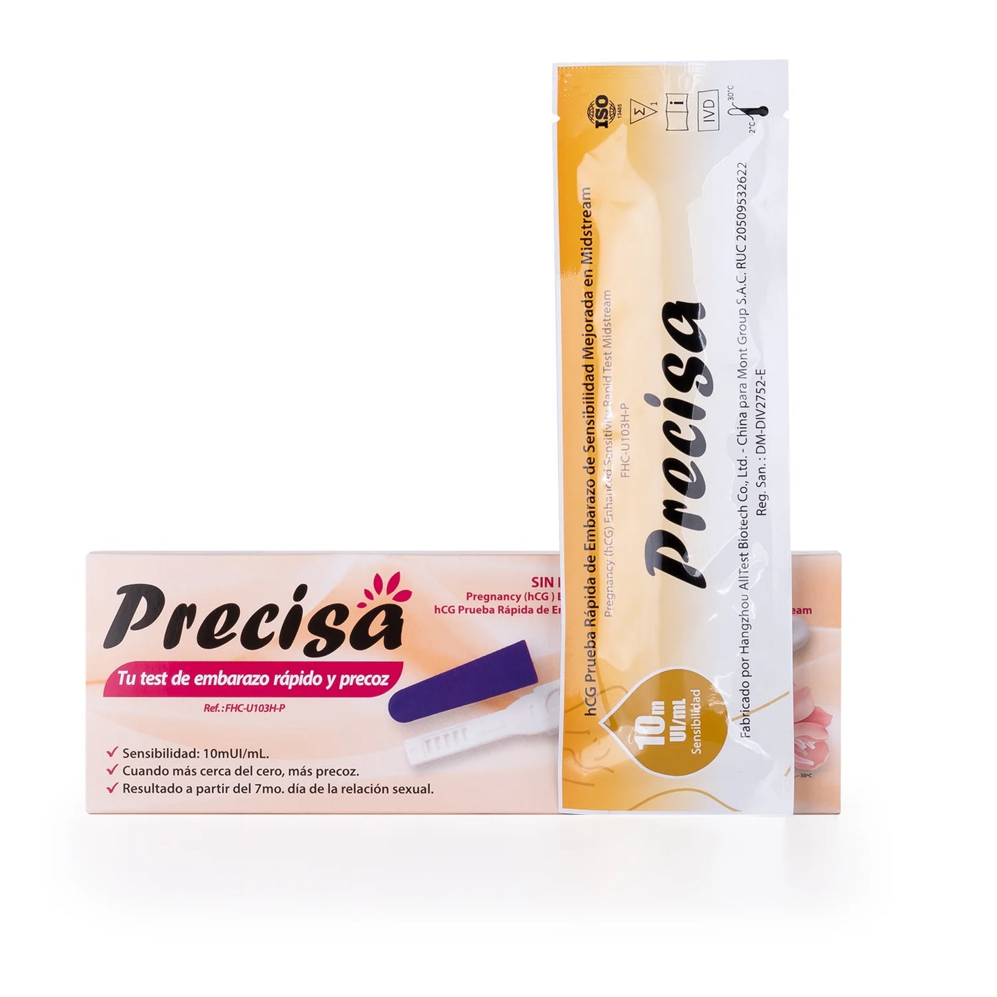 Test de Embarazo Midstream HCG en Orina PRECISA U103H