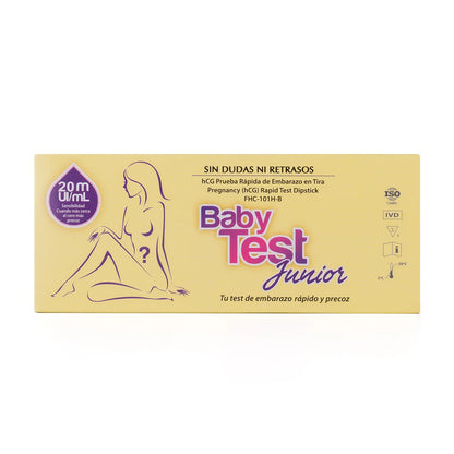 Test de Embarazo en Tiras HCG en Orina BABY TEST Junior