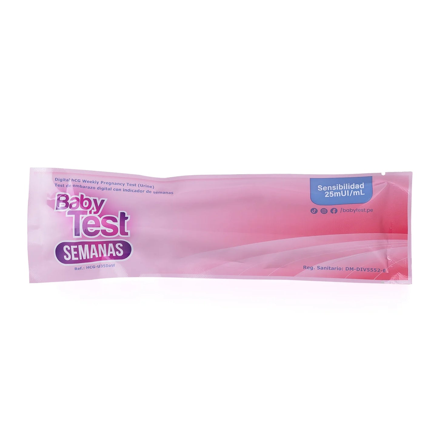 Test de Embarazo Digital HCG en Orina BABY TEST Semanas