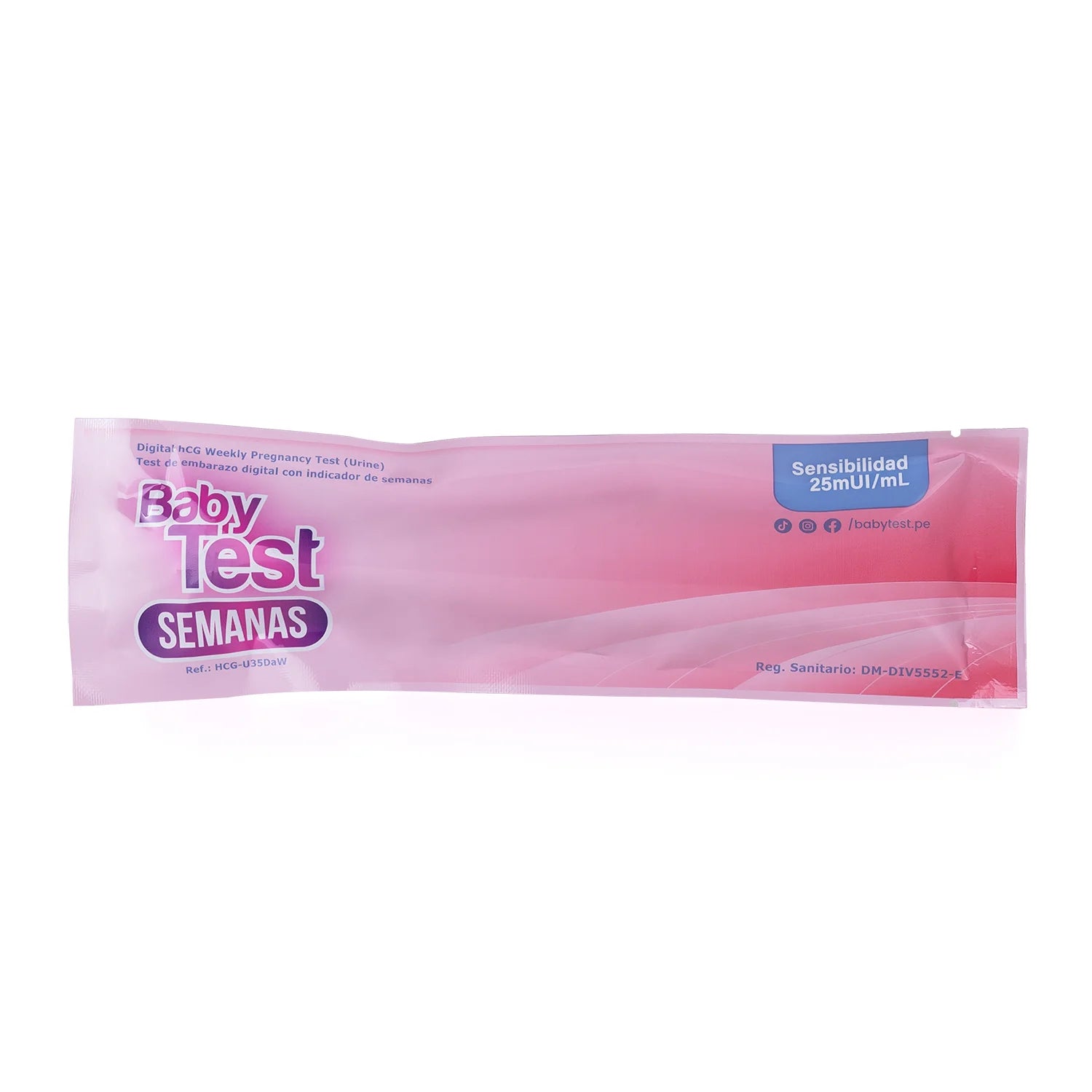 Test de Embarazo Digital HCG en Orina BABY TEST Semanas