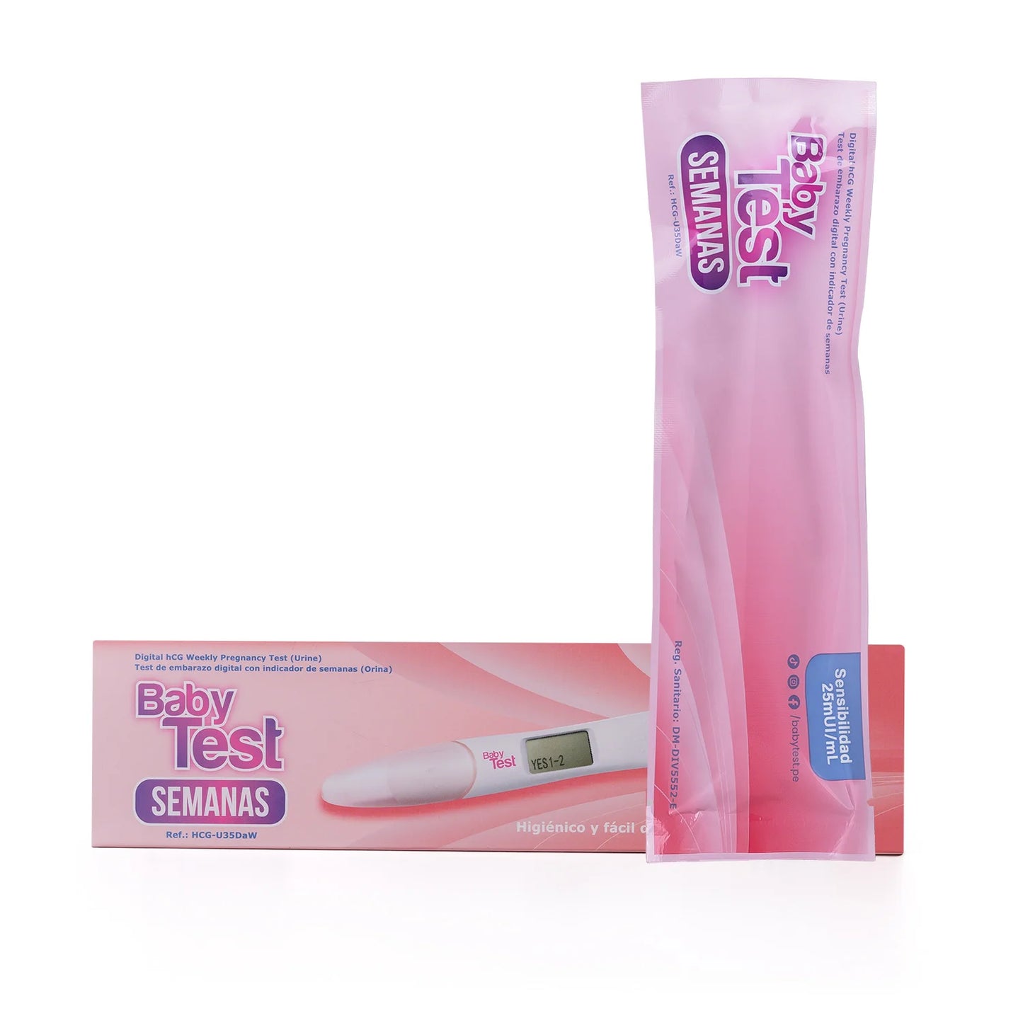 Test de Embarazo Digital HCG en Orina BABY TEST Semanas