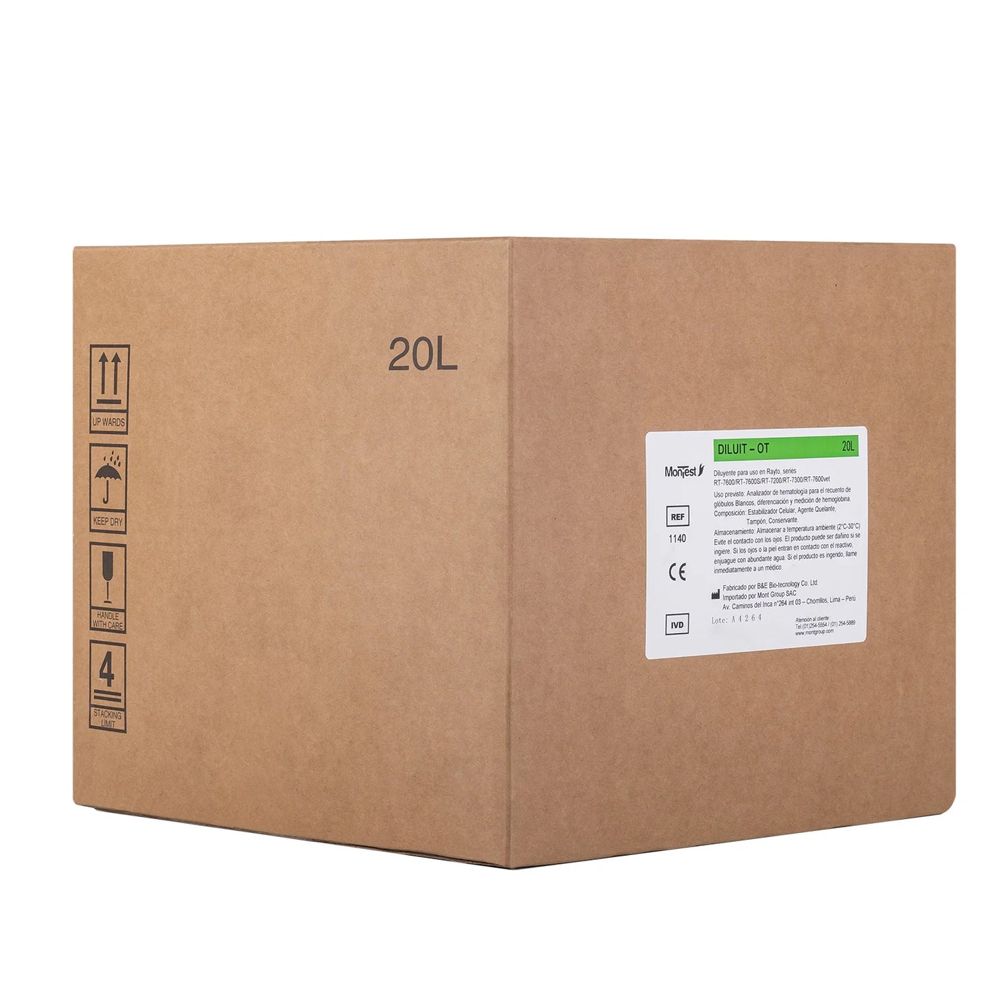 Diluyente para Hematología Diluit OT MONTEST de 20 LT