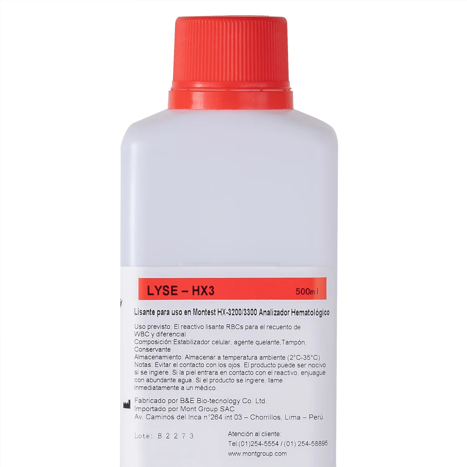 Lisante HX3 para Uso en MONTEST HX 3200-3300 de 500 ML 2 UND