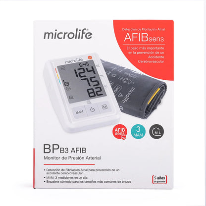 Tensiómetro Digital de Brazo MICROLIFE BP B3 AFIB