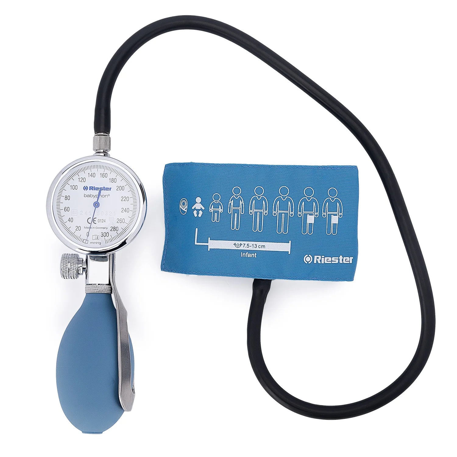 Tensiómetro Aneroide RIESTER 1440 Babyphon 2 Brazaletes
