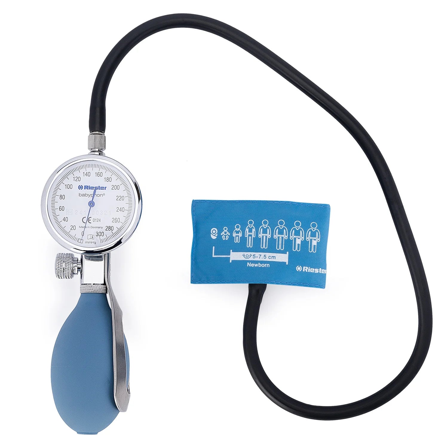 Tensiómetro Aneroide RIESTER 1440 Babyphon 2 Brazaletes