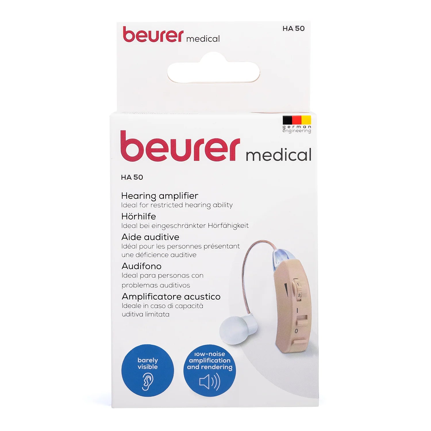 Audífono para Sordera Ergonómico BEURER HA 50