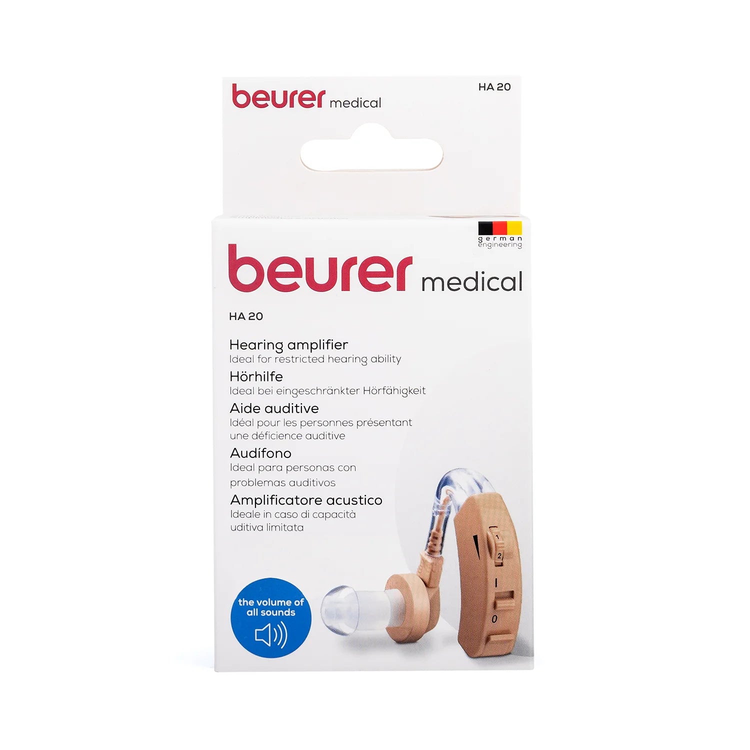 Audífono para Sordera Ergonómico BEURER HA 20