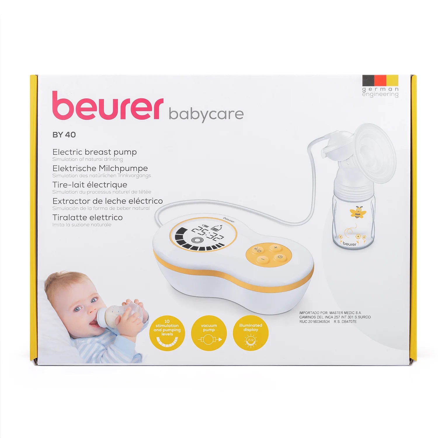 Extractor de Leche Eléctrico BEURER BY 40