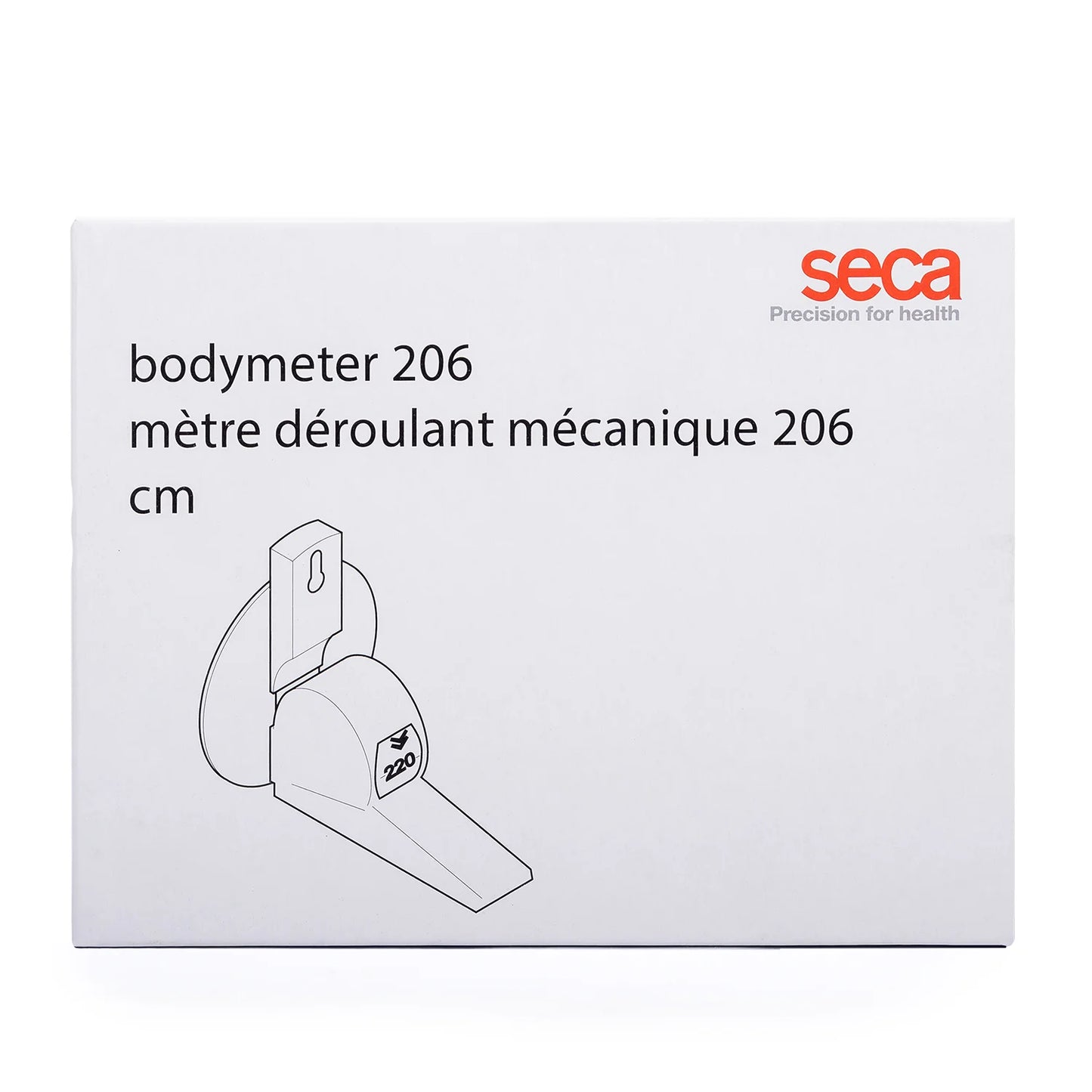 Tallímetro de Pared Retráctil SECA 206