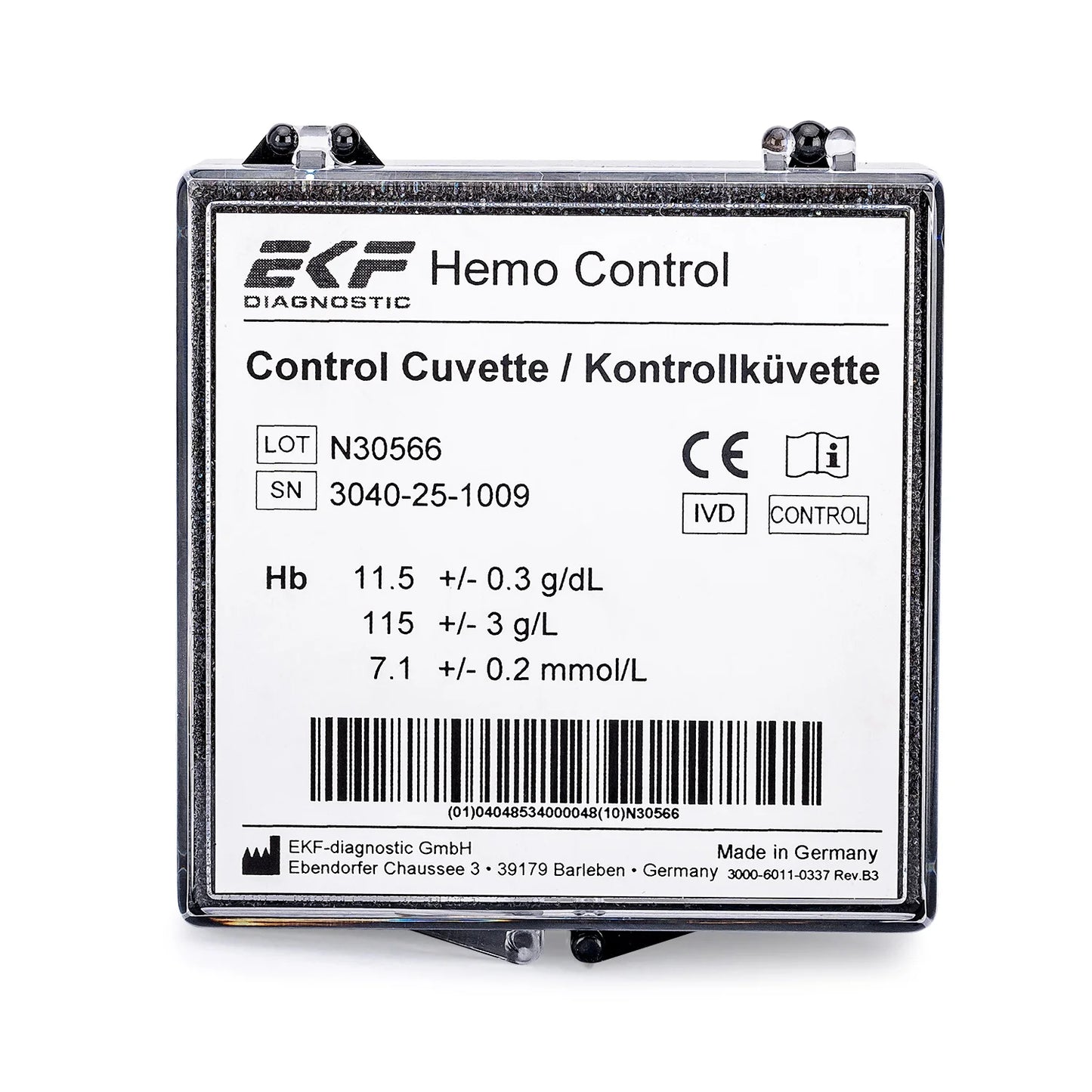 Analizador de Hemoglobina EKF Hemo Control