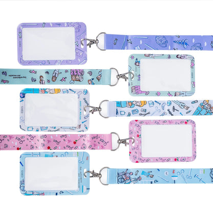 Porta Fotocheck de PVC y Lanyard KAMED Diseño Médico