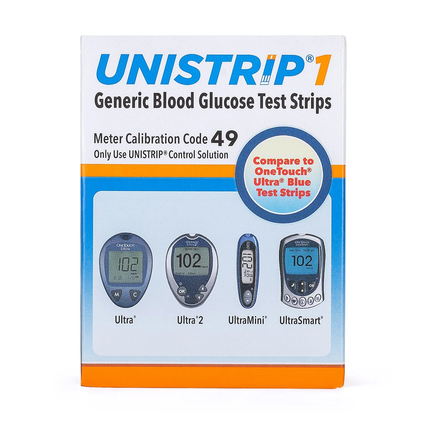 Tiras Reactivas para Glucosa ONE TOUCH ULTRA CAJA 50 UND