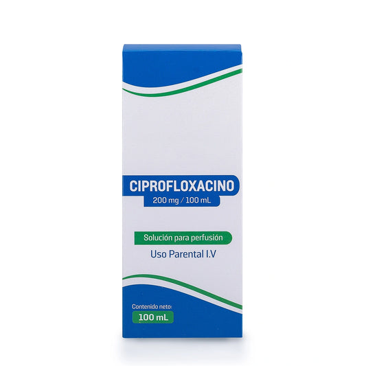 Ciprofloxacino 200 MG Solución para Perfusión FCO 100 ML