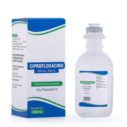 Ciprofloxacino 200 MG Solución para Perfusión FCO 100 ML