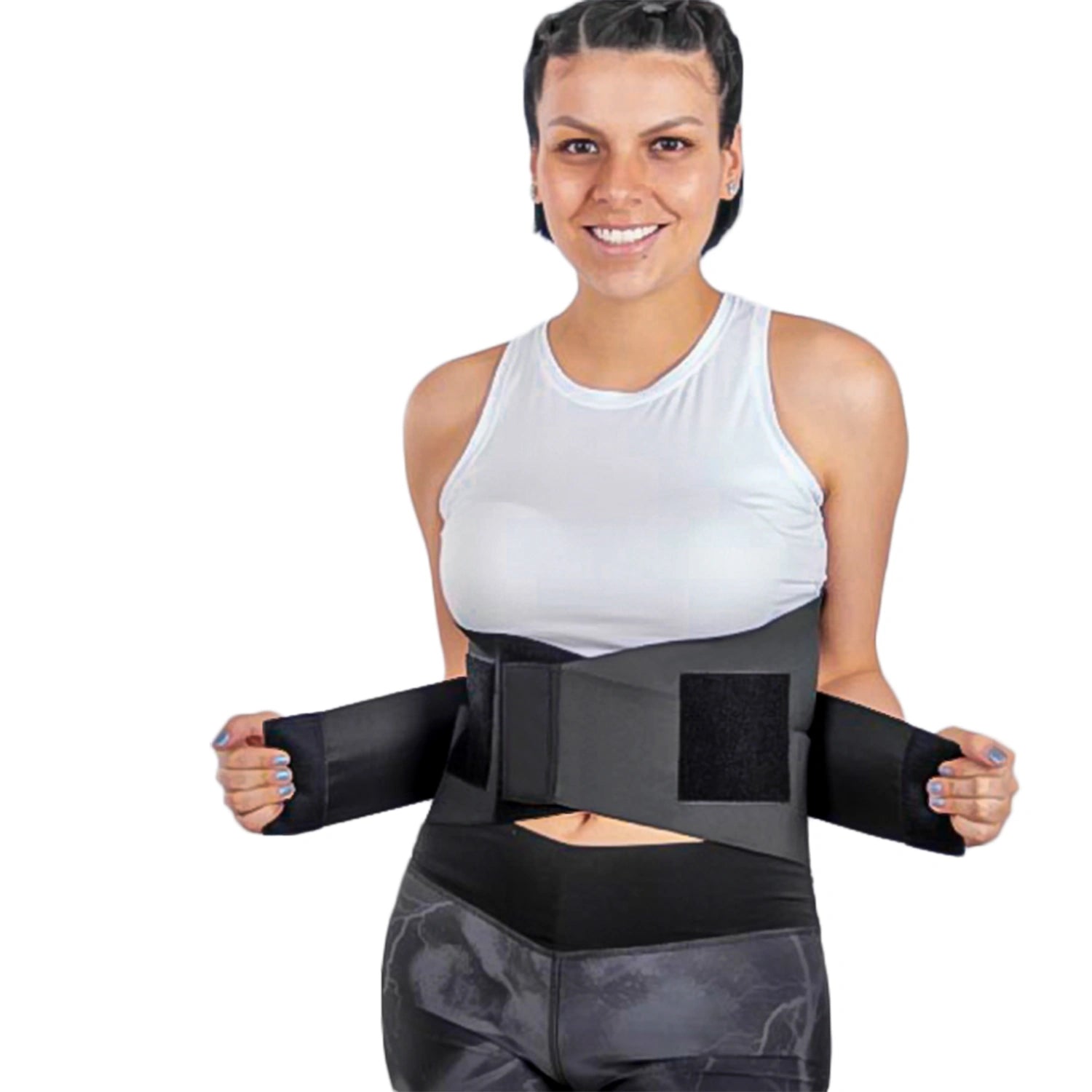 Faja para Soporte Lumbar Flexible Negra