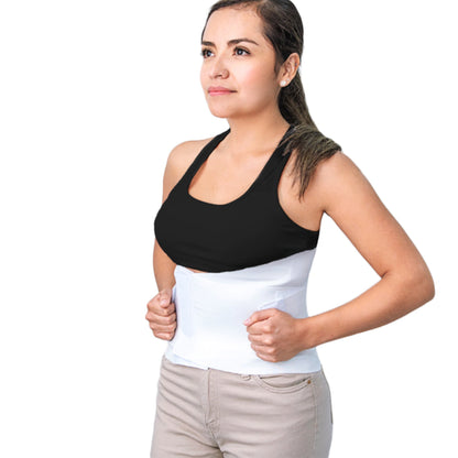 Faja para Soporte Lumbar Blanca Rígida