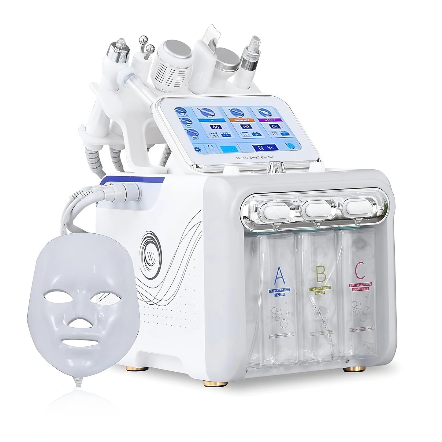 Equipo Multifuncional Hidrafacial 7 en 1 con Máscara LED