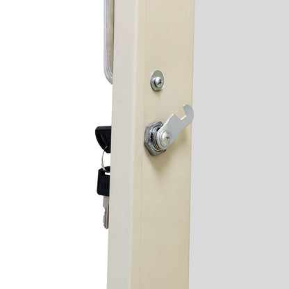 Vitrina Metálica para Instrumental Médico de Dos Cuerpos