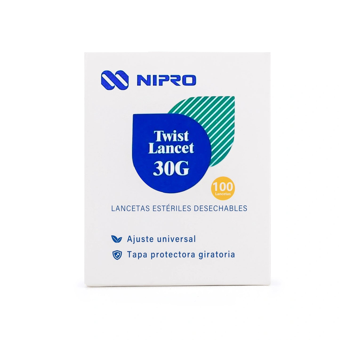 Lancetas NIPRO UNIVERSAL 30 G CAJA 100 UND