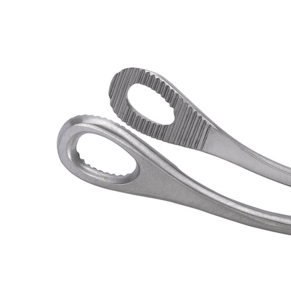 Pinza Anillo FOERSTER Curva Dentada de 24 CM