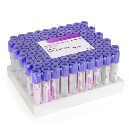 Tubo de Extracción al Vacío EDTA K2 3 ML 100 UND