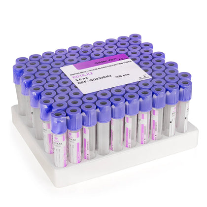 Tubo de Extracción al Vacío EDTA K2 3 ML 100 UND