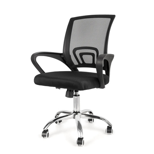 Silla de Oficina Giratoria Ergonómica Negro
