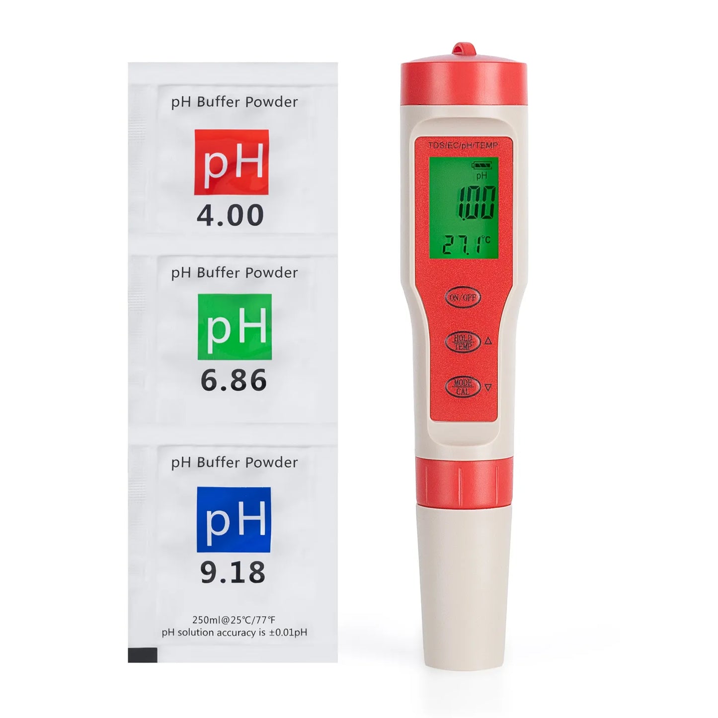 Medidor Digital Multiparámetro de PH 4 en 1