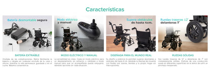 Silla de Ruedas Eléctrica Plegable FIRST CARE Daily