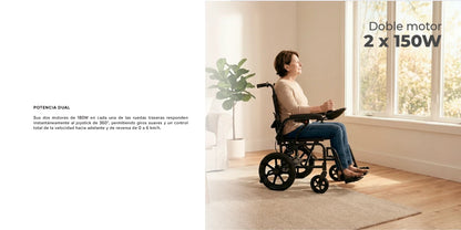 Silla de Ruedas Eléctrica Plegable FIRST CARE Daily