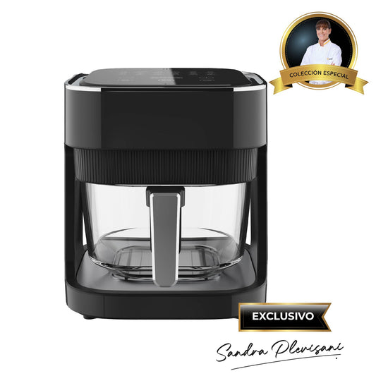 Freidora de Aire Digital CrystalCook 360 de 4 L con Tazón de Vidrio IMACO AF1340G