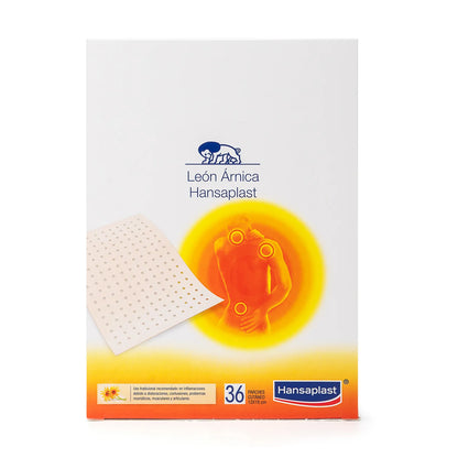 Parche Cutaneo León de Arnica Hansaplast Caja 36 UND