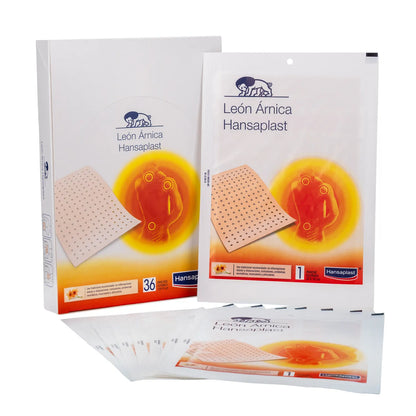 Parche Cutaneo León de Arnica Hansaplast Caja 36 UND